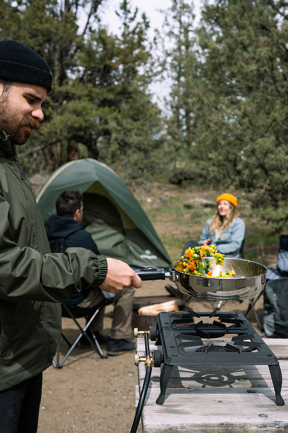 Cast Iron Stove - Double Burner With Regulator Hose-eSafety Supplies, Inc