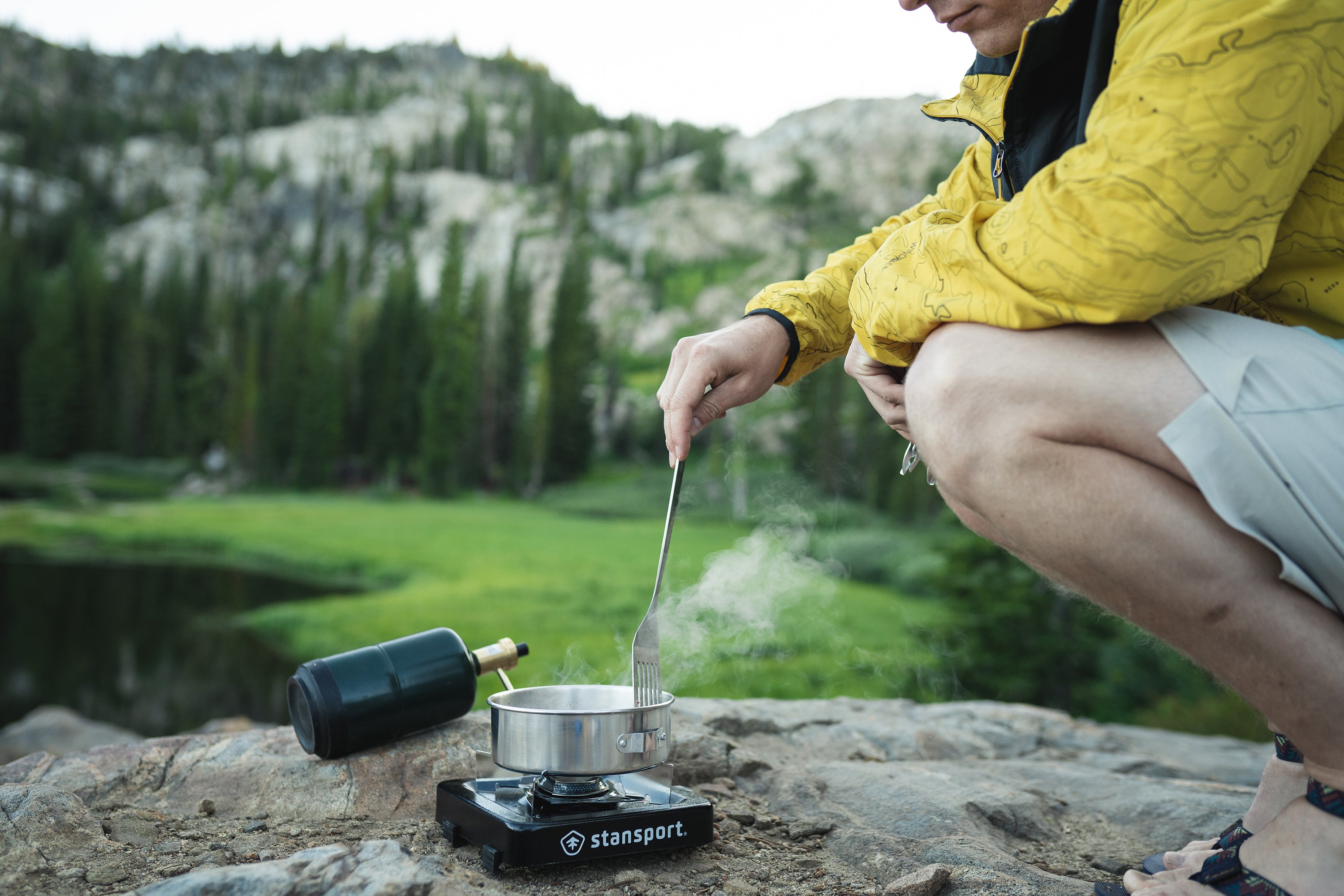 Stainless Steel Bbq Cookng Utensils - Spoon, Fork, Spatula-eSafety Supplies, Inc