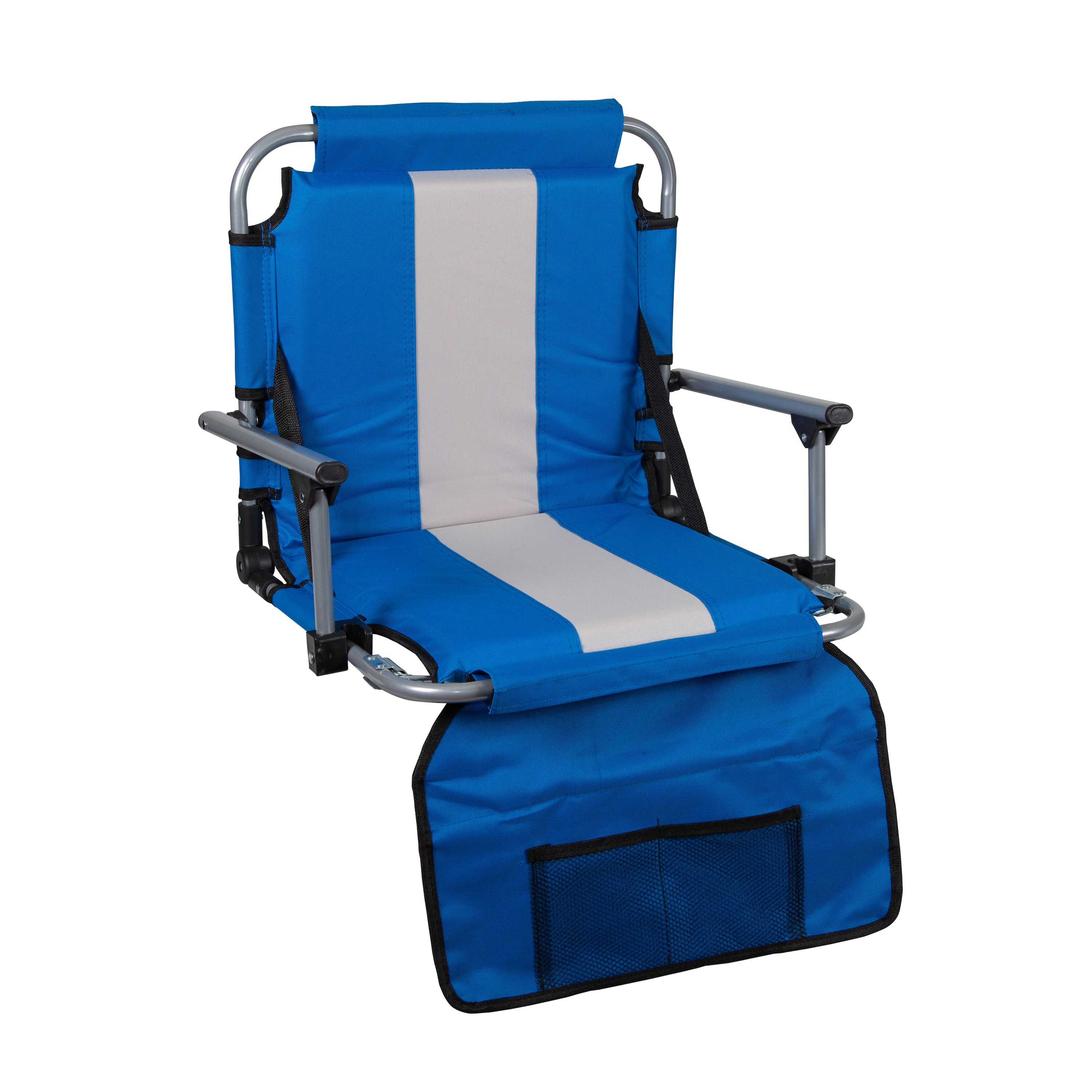 Stadium Seat With Arms - Blue-eSafety Supplies, Inc