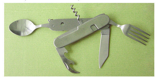 6 in 1 Camping Utensil tool-eSafety Supplies, Inc