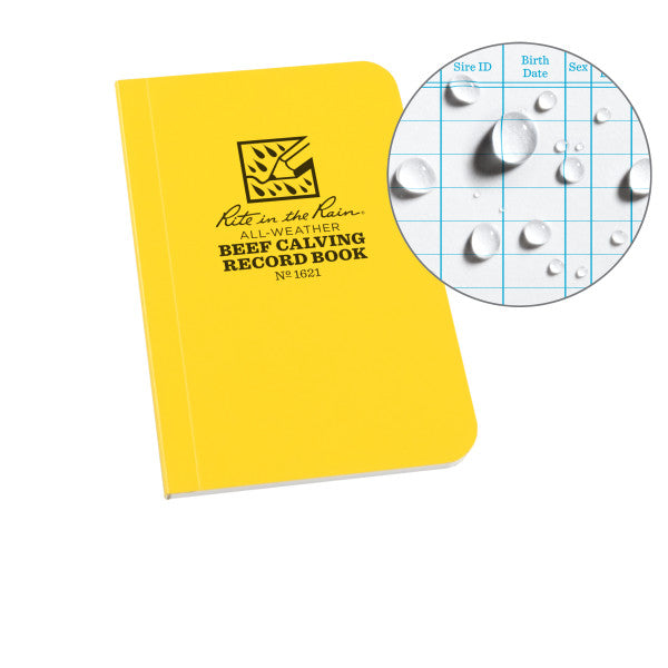 3 X 4.625 Beef Calving Record Book-eSafety Supplies, Inc