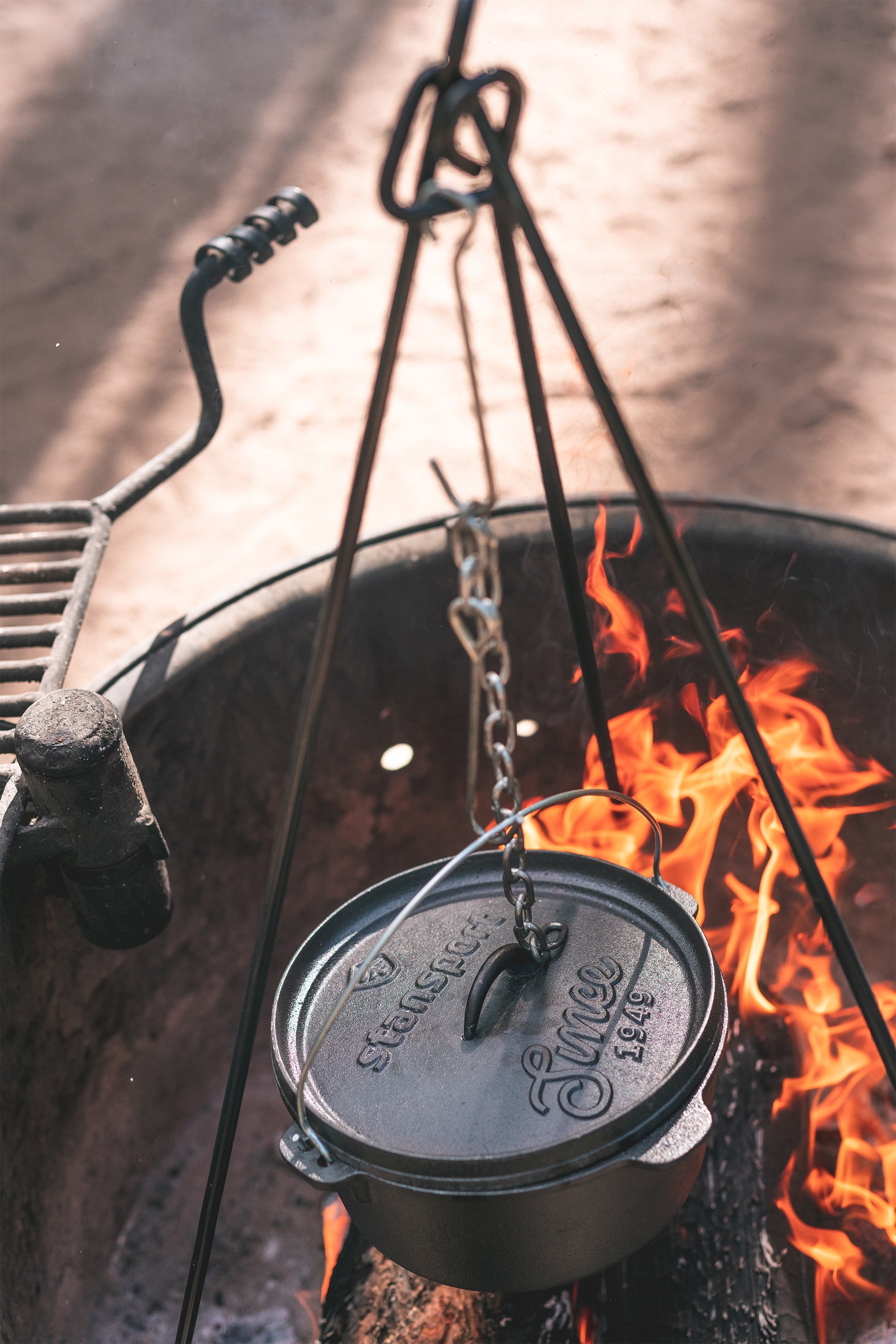 Camp Fire Tripod - Heavy Duty Steel-eSafety Supplies, Inc