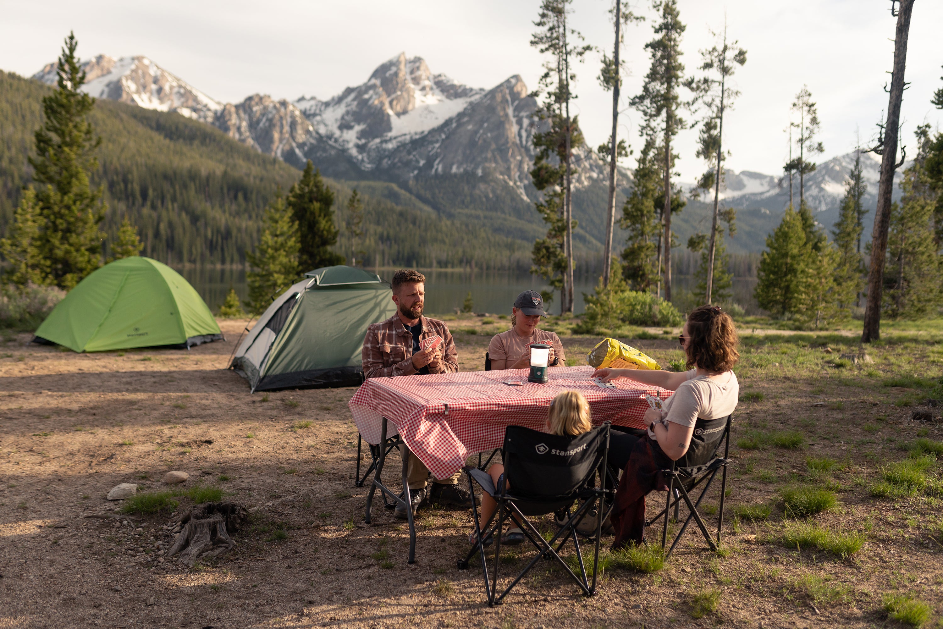 Folding Table - White - 29 In X 60 In X 29 In-eSafety Supplies, Inc