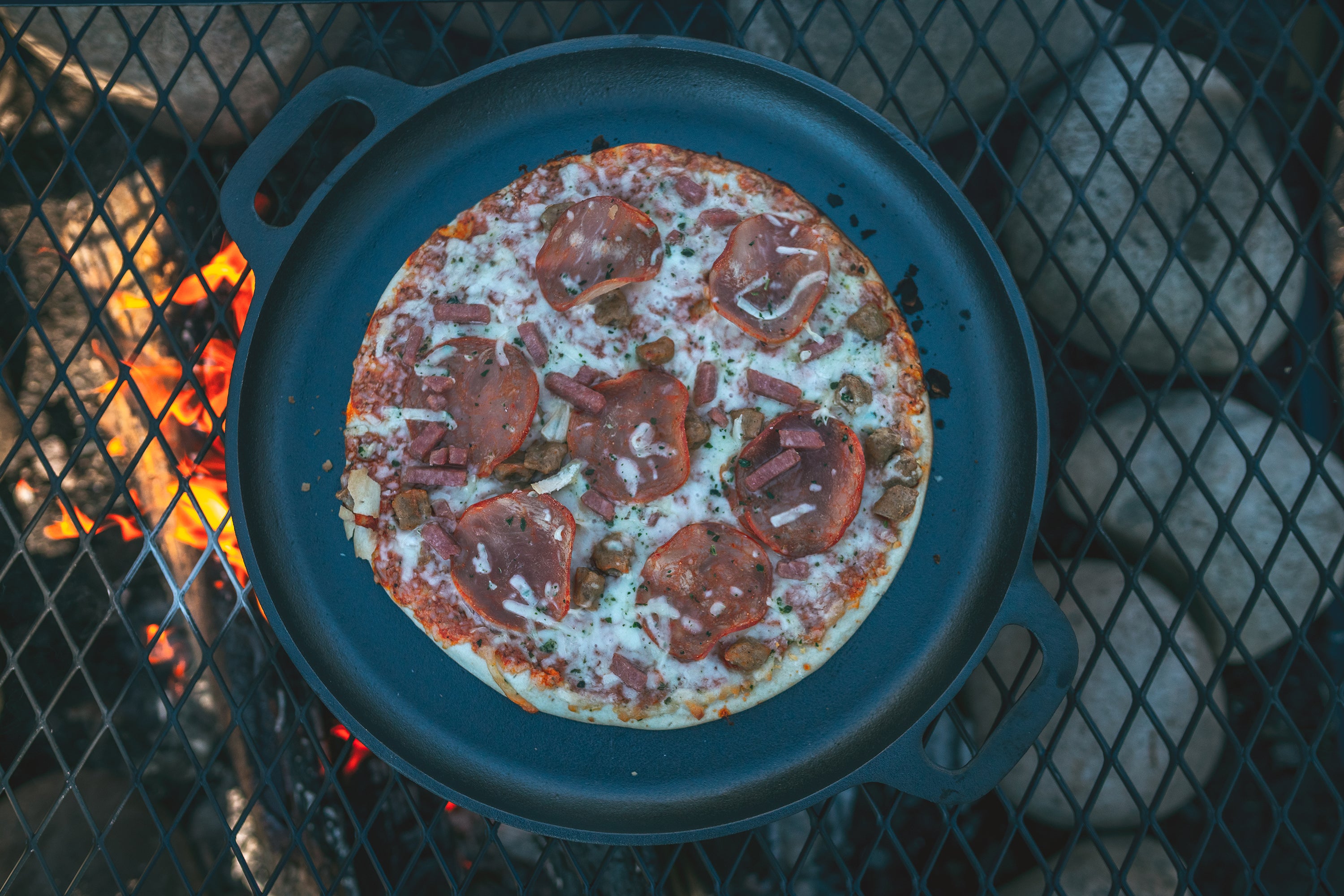 Pre-Seasoned Cast Iron Pizza Pan - 16.5 Inch-eSafety Supplies, Inc