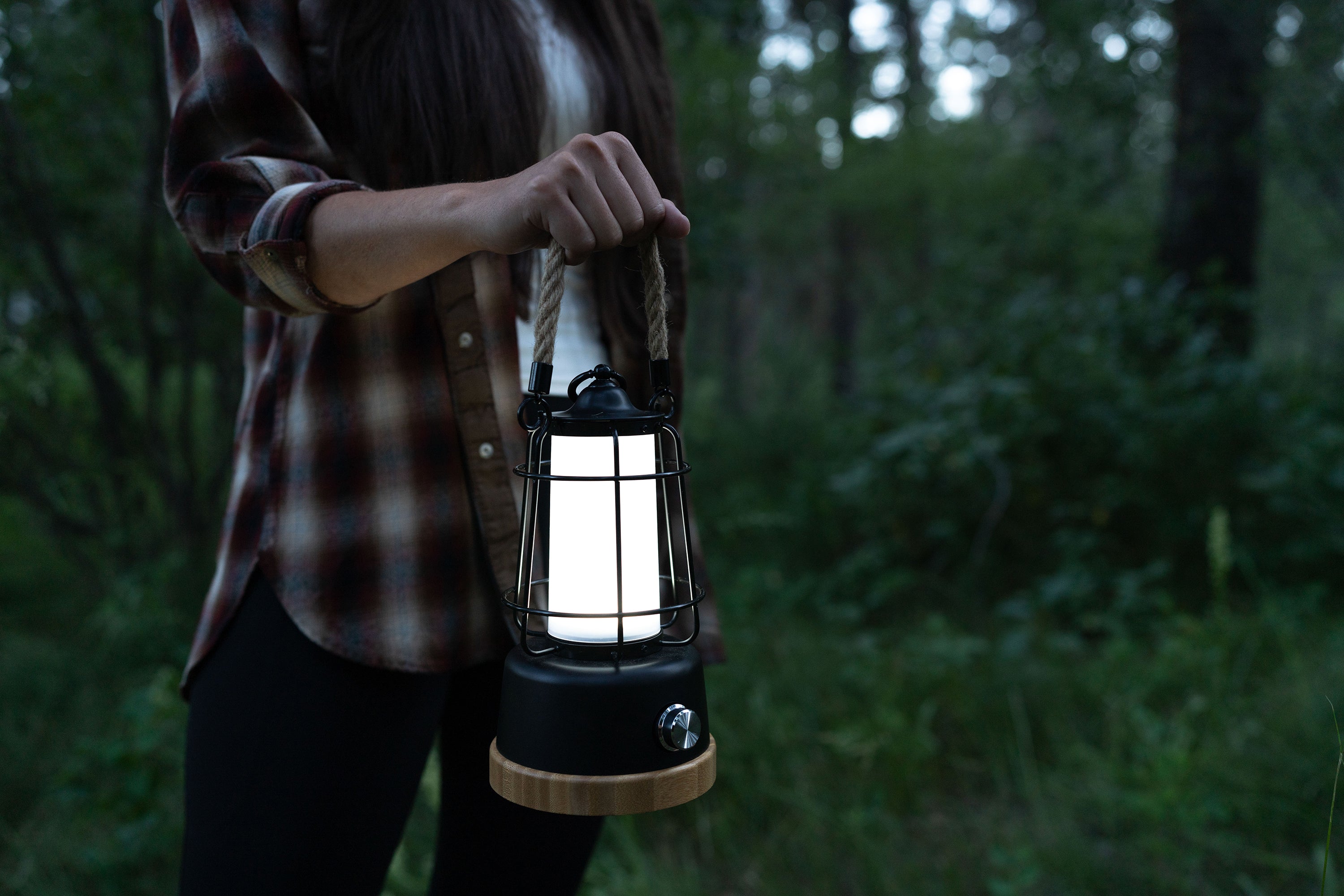 Rechargeable Hemp Rope Lantern - 1000 Lumen-eSafety Supplies, Inc