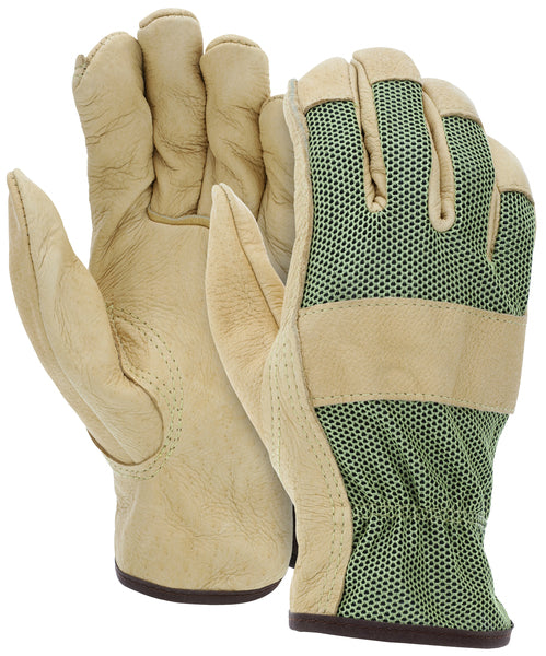 MCR Safety Gold Pig Grain Driver w/Mesh Back-eSafety Supplies, Inc