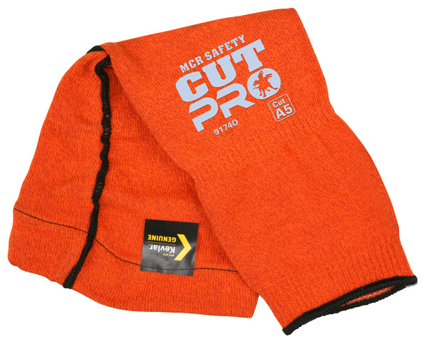 MCR Safety 14" Orange Kevlar Sleeve w elbow gusset-eSafety Supplies, Inc