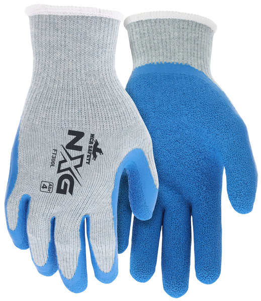 MCR Safety NXG 10 Gauge Grayshell Blue Latex-eSafety Supplies, Inc