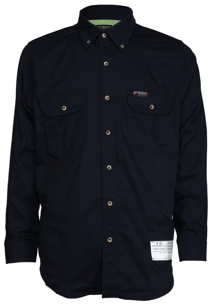 MCR Safety Summit Breeze Shirt 6.5 oz. 88/12 Navy X-eSafety Supplies, Inc