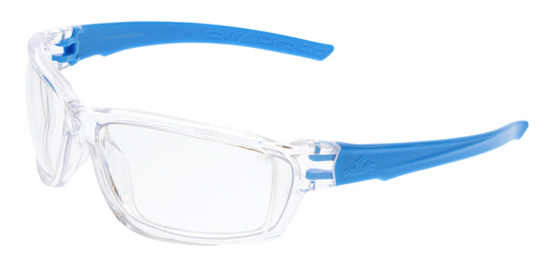 MCR Safety Swagger SR3 Clear Frame, Clear UV-AF-eSafety Supplies, Inc