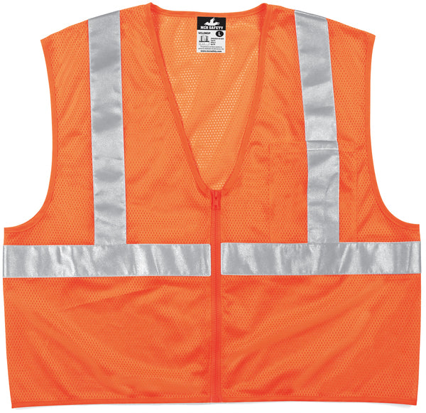 MCR Safety Value Class 2, 2 pockets, Orange X2-eSafety Supplies, Inc