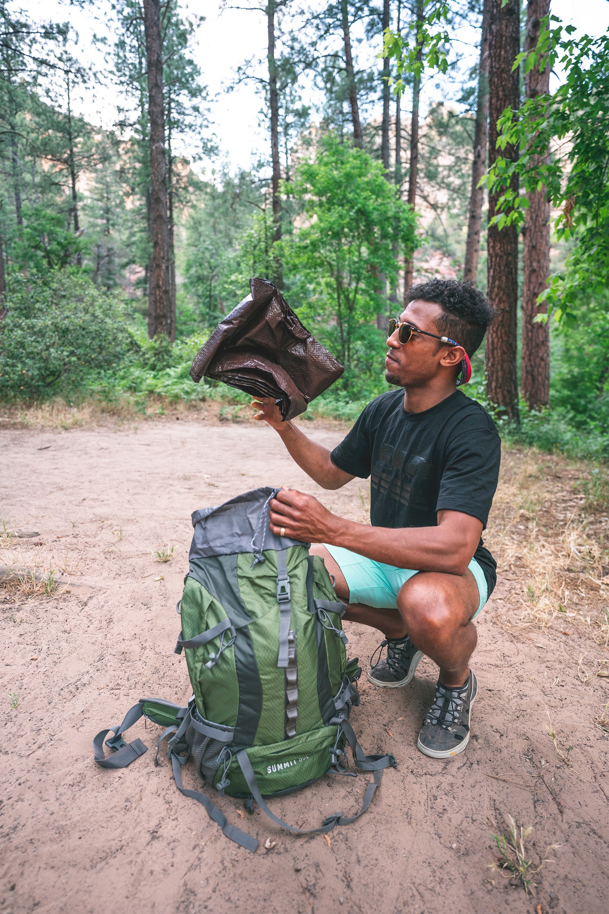 Rip Stop Tarp - 8 Ft X 10 Ft - Brown - Standard Duty-eSafety Supplies, Inc