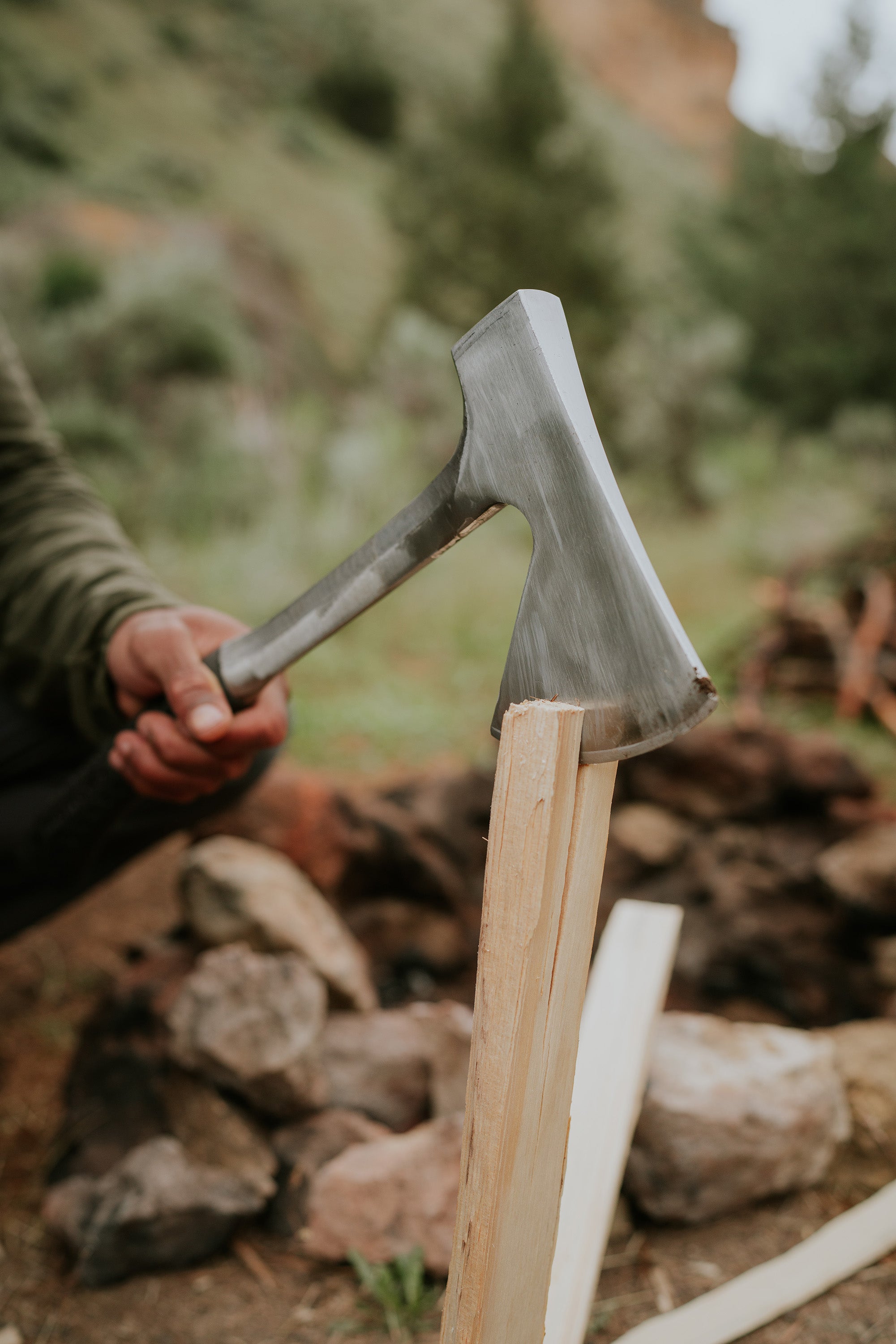 Forged Steel Axe - Rubber Handle - 15 Inch-eSafety Supplies, Inc