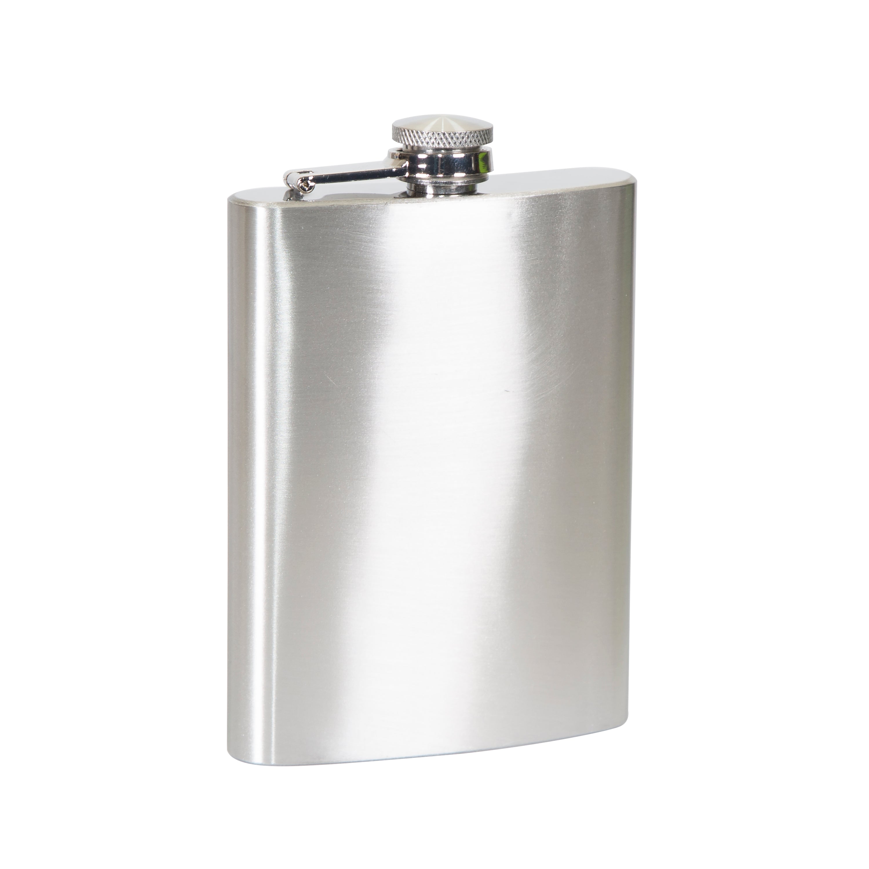 Stainless Steel Flask - 8 Oz - Clamshell-eSafety Supplies, Inc