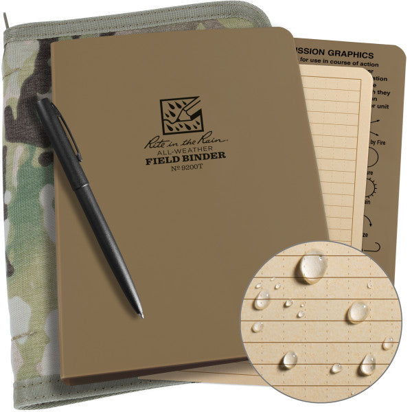 Binder Kit - Tan Binder / Multicam Cover-eSafety Supplies, Inc
