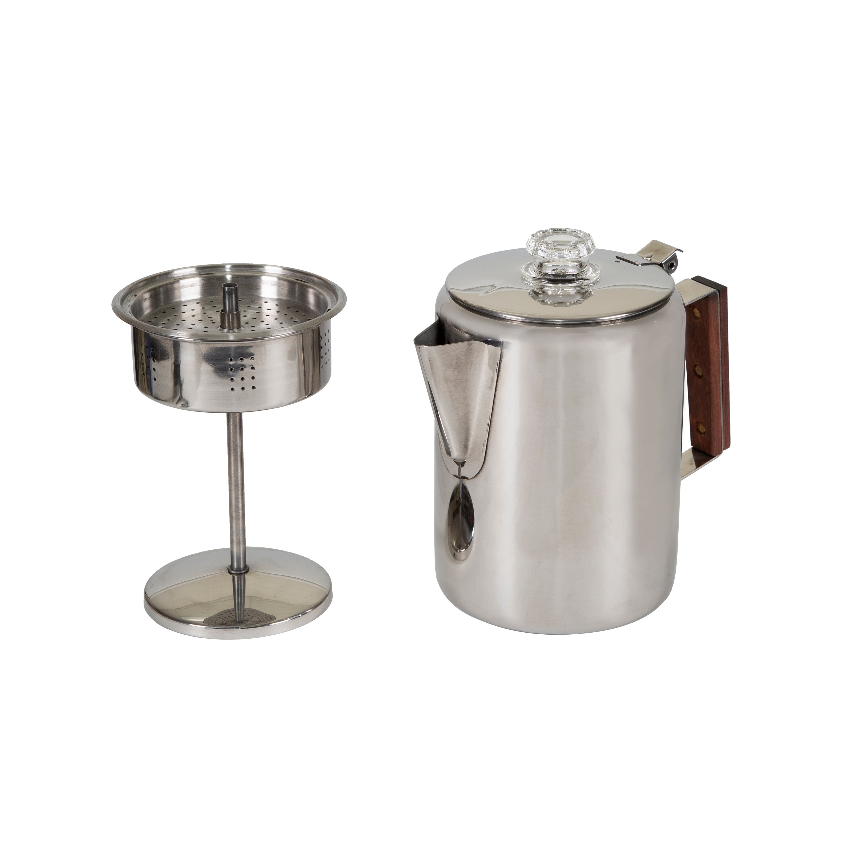 Stainless Steel Percolator Coffee Pot - 9 Cup-eSafety Supplies, Inc