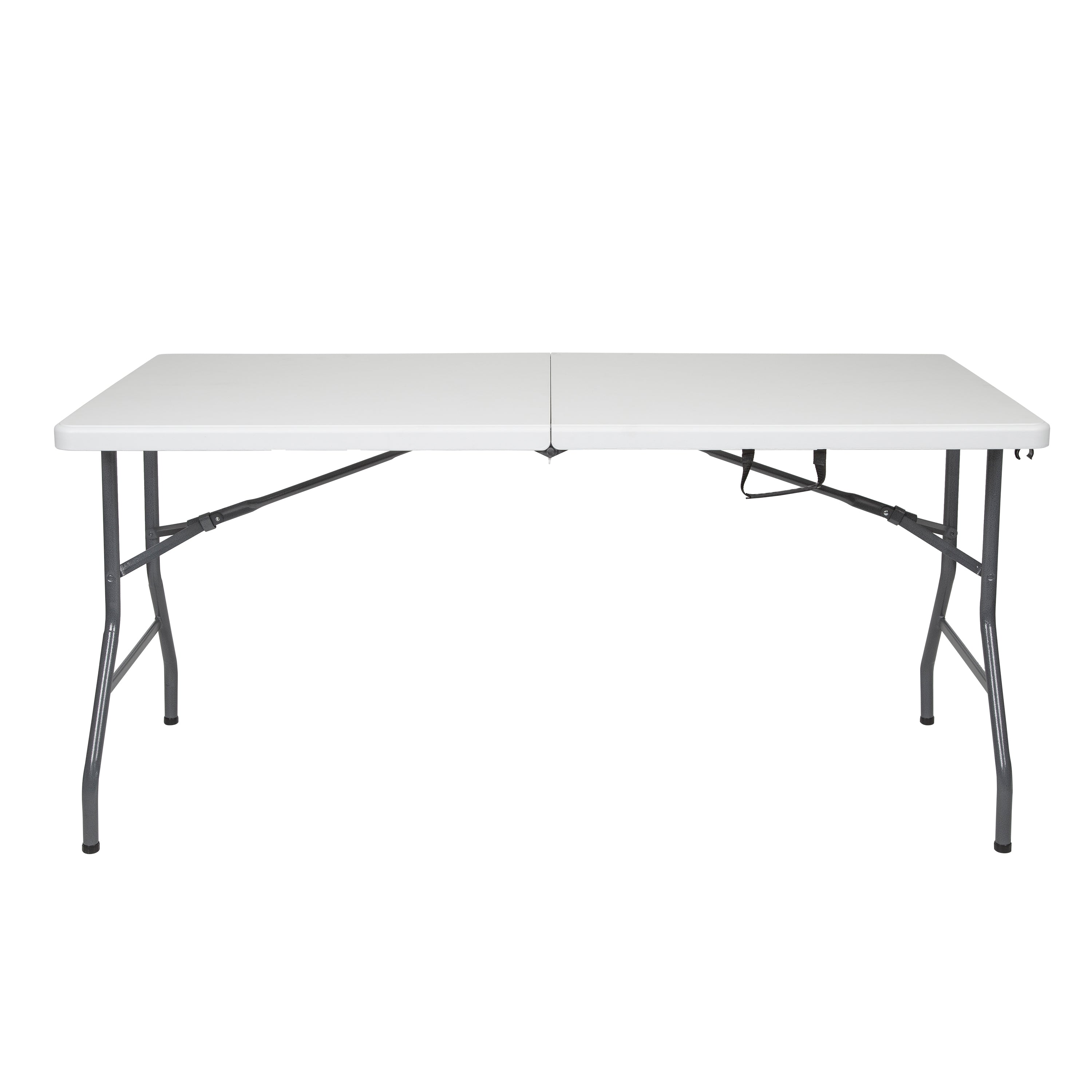 Folding Table - White - 29 In X 60 In X 29 In-eSafety Supplies, Inc