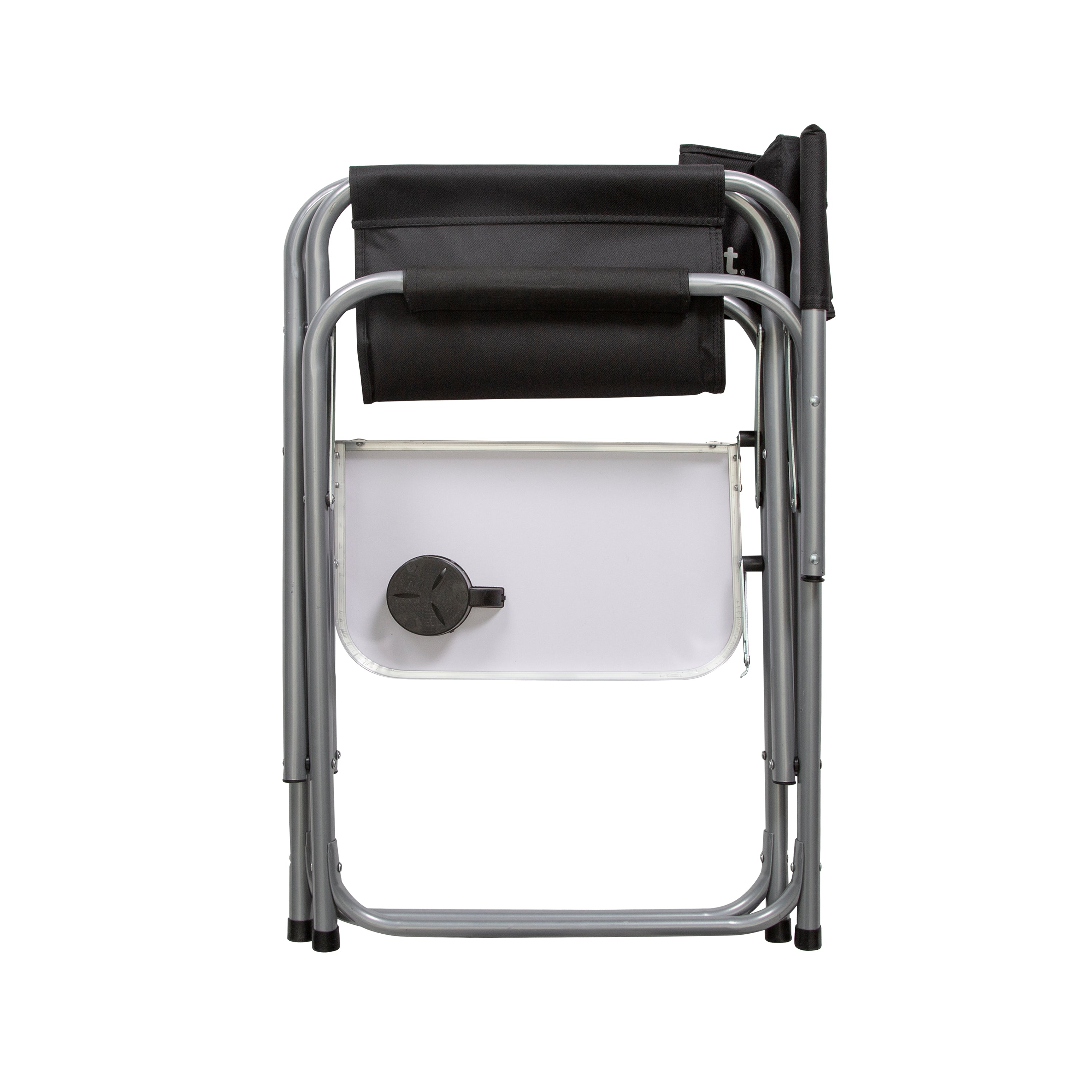 Folding Directors Chair With Side Table-eSafety Supplies, Inc