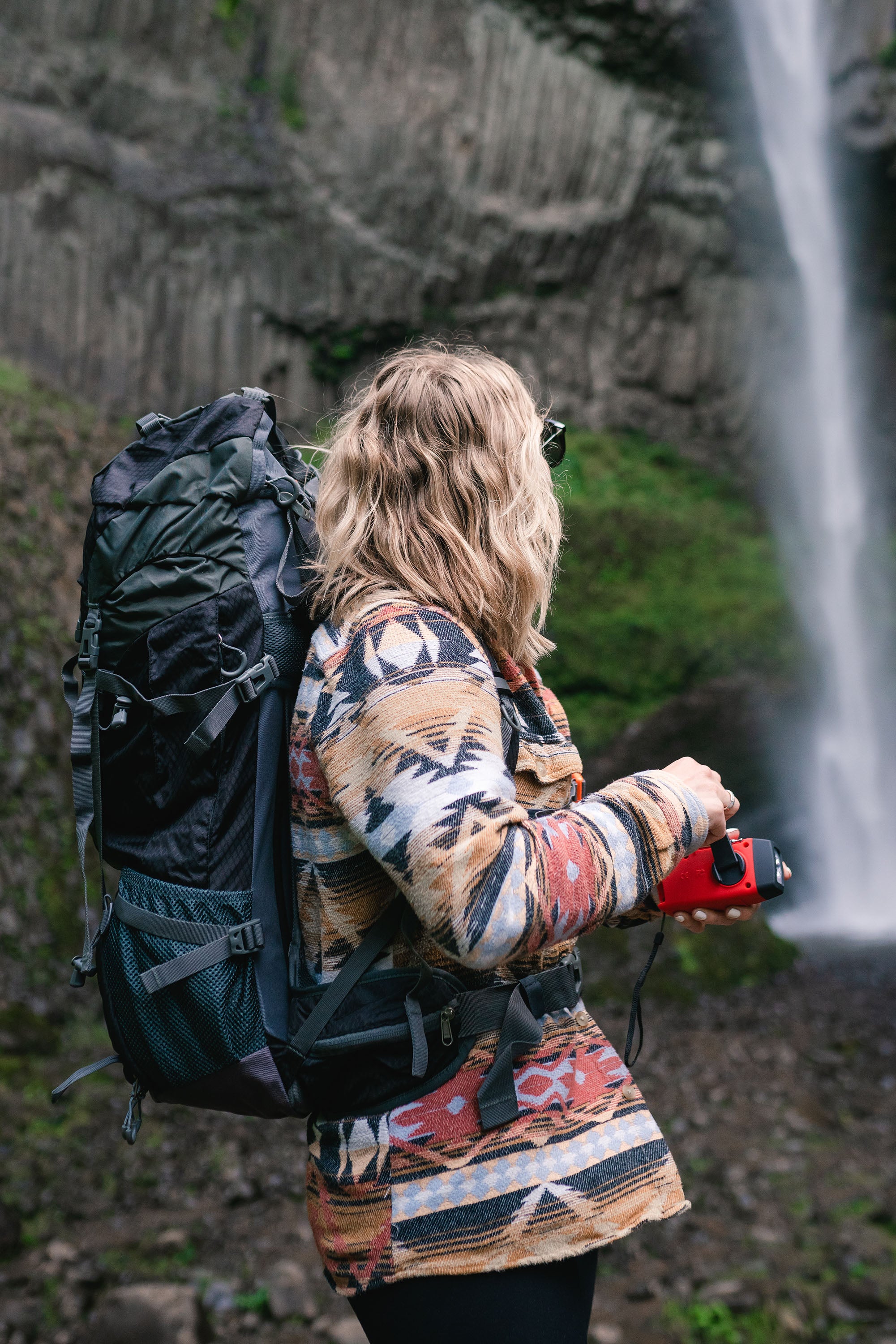 Backpack W/Outersurface Textile Manmade Fibers-28X12.5X10In Black-eSafety Supplies, Inc