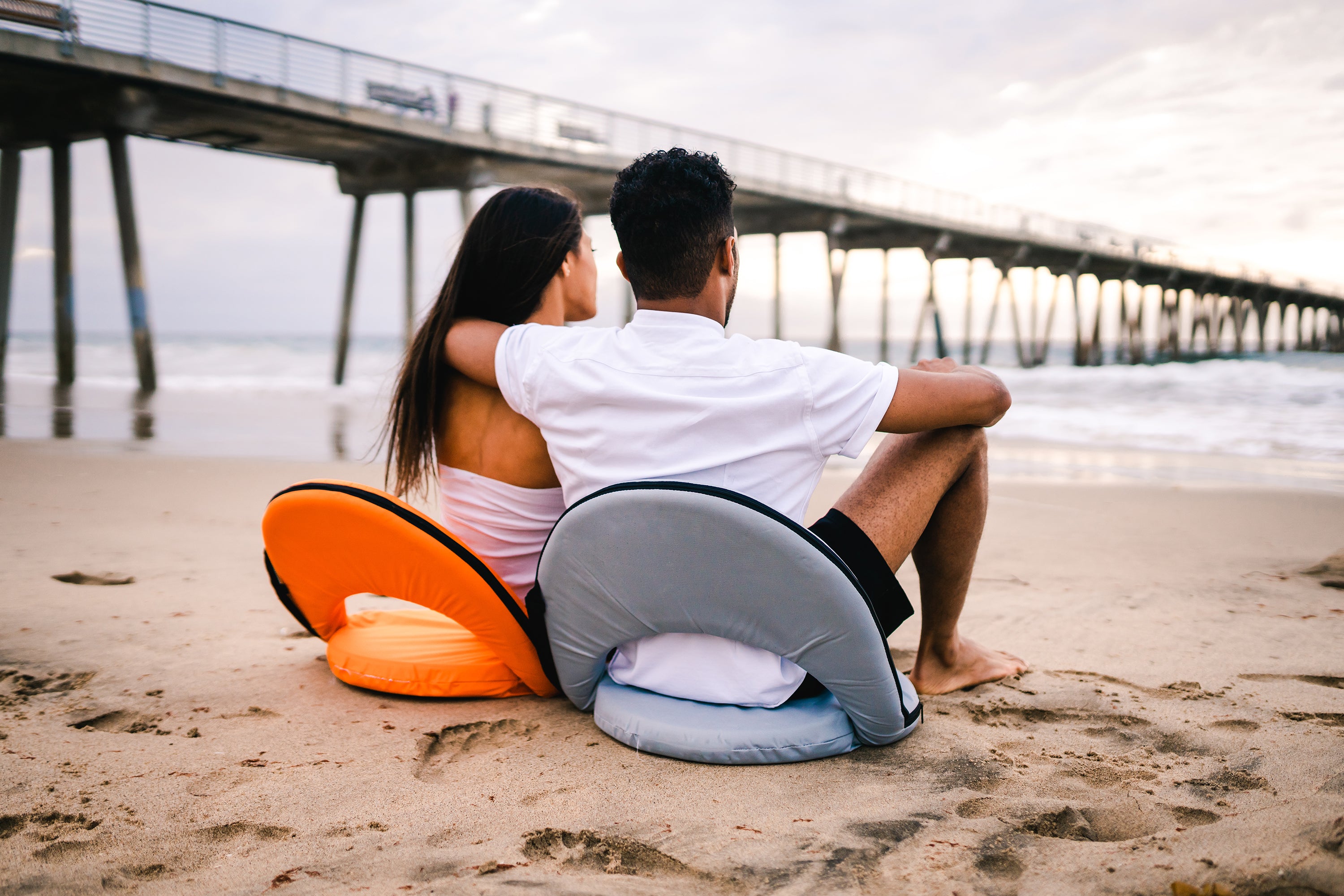 Go Anywhere Multi-Fold Padded Seat - Gray-eSafety Supplies, Inc