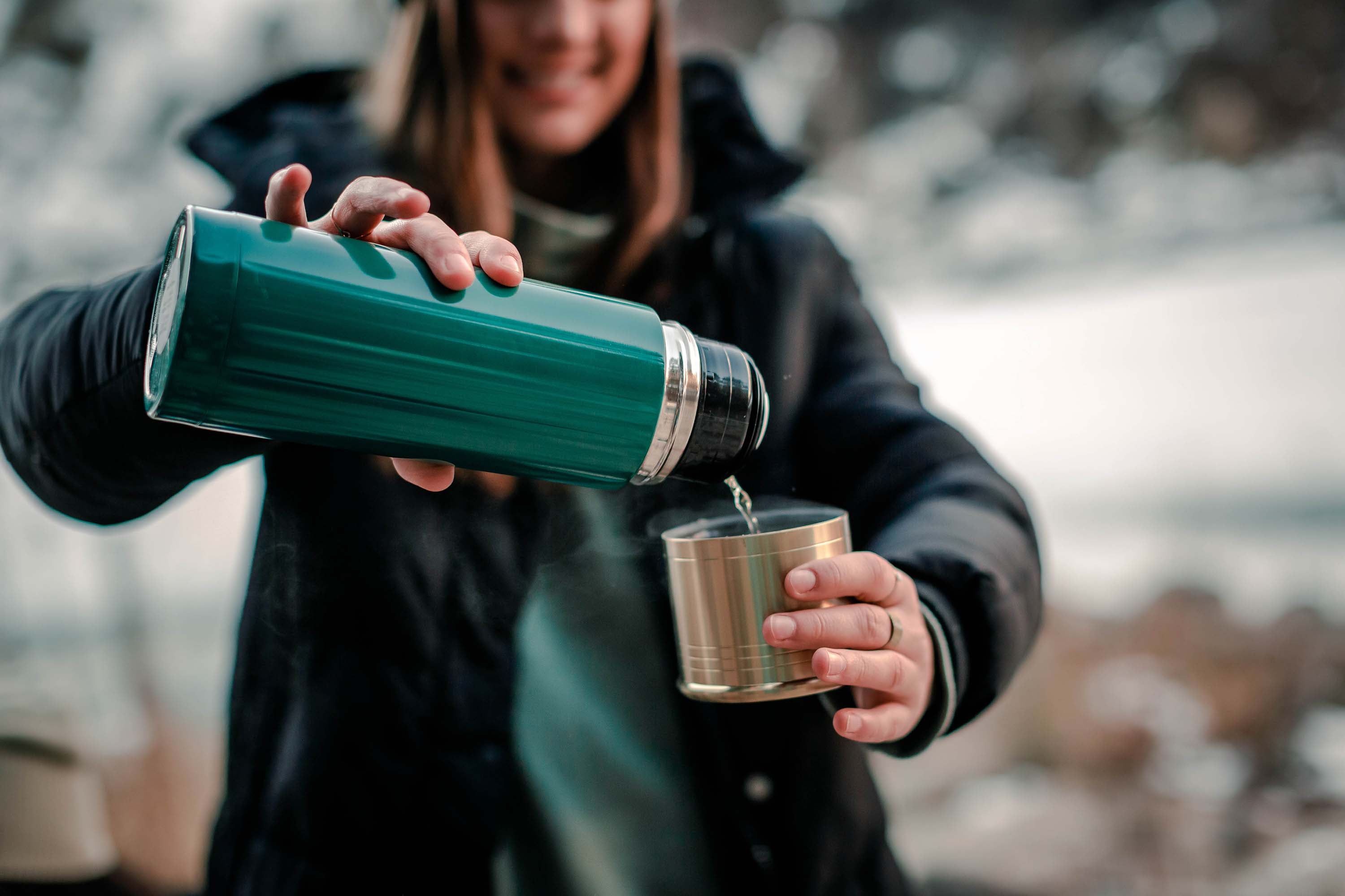 12 Ga Shotshell Thermal Bottle - 25 Oz - Green-eSafety Supplies, Inc