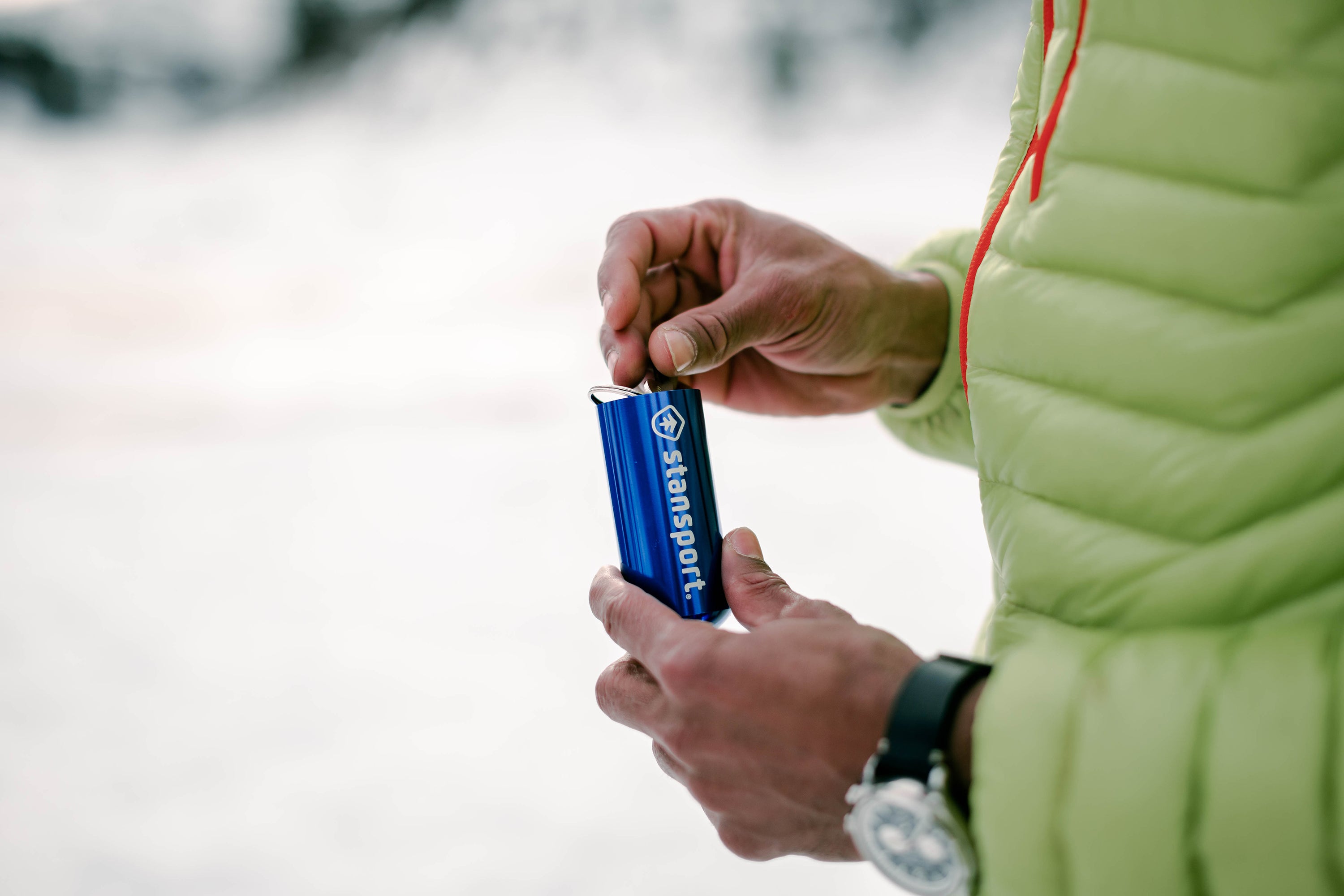 Aluminum Container Capsule-Xl-Blue, Green And Silver Asst-eSafety Supplies, Inc