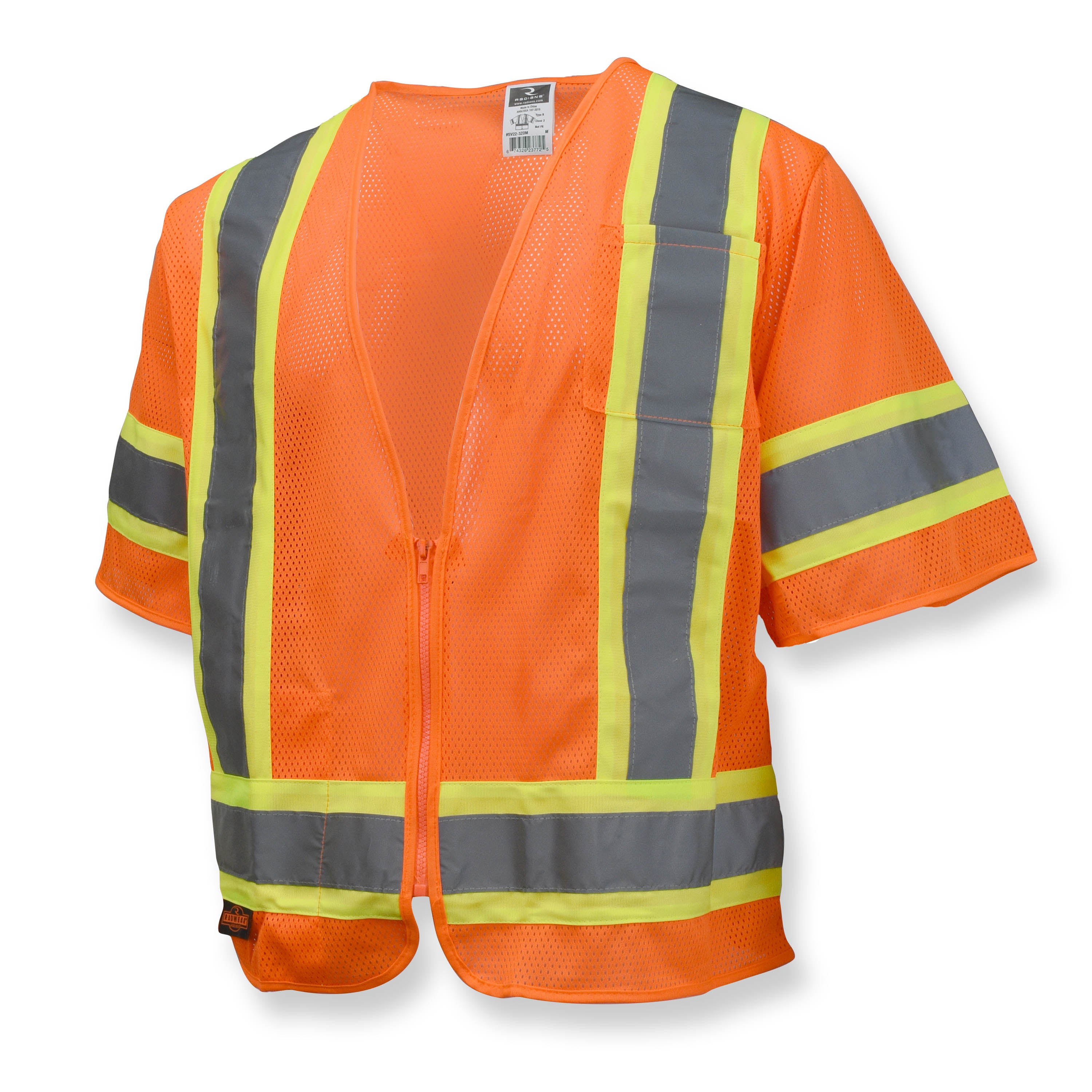 Radians SV22-3 Economy Type R Class 3 Mesh Safety Vest with Two-Tone Trim-eSafety Supplies, Inc