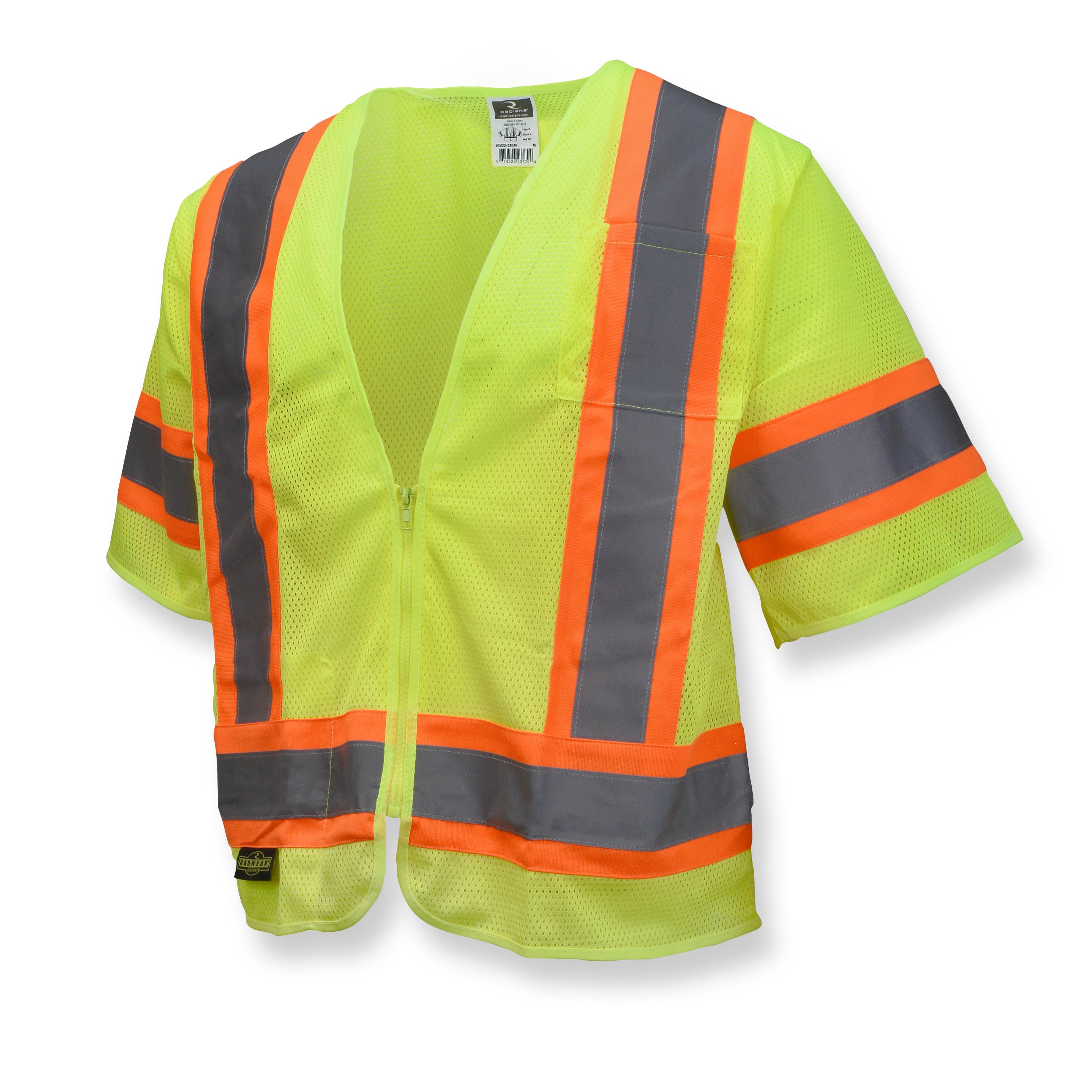 Radians SV22-3 Economy Type R Class 3 Mesh Safety Vest with Two-Tone Trim-eSafety Supplies, Inc