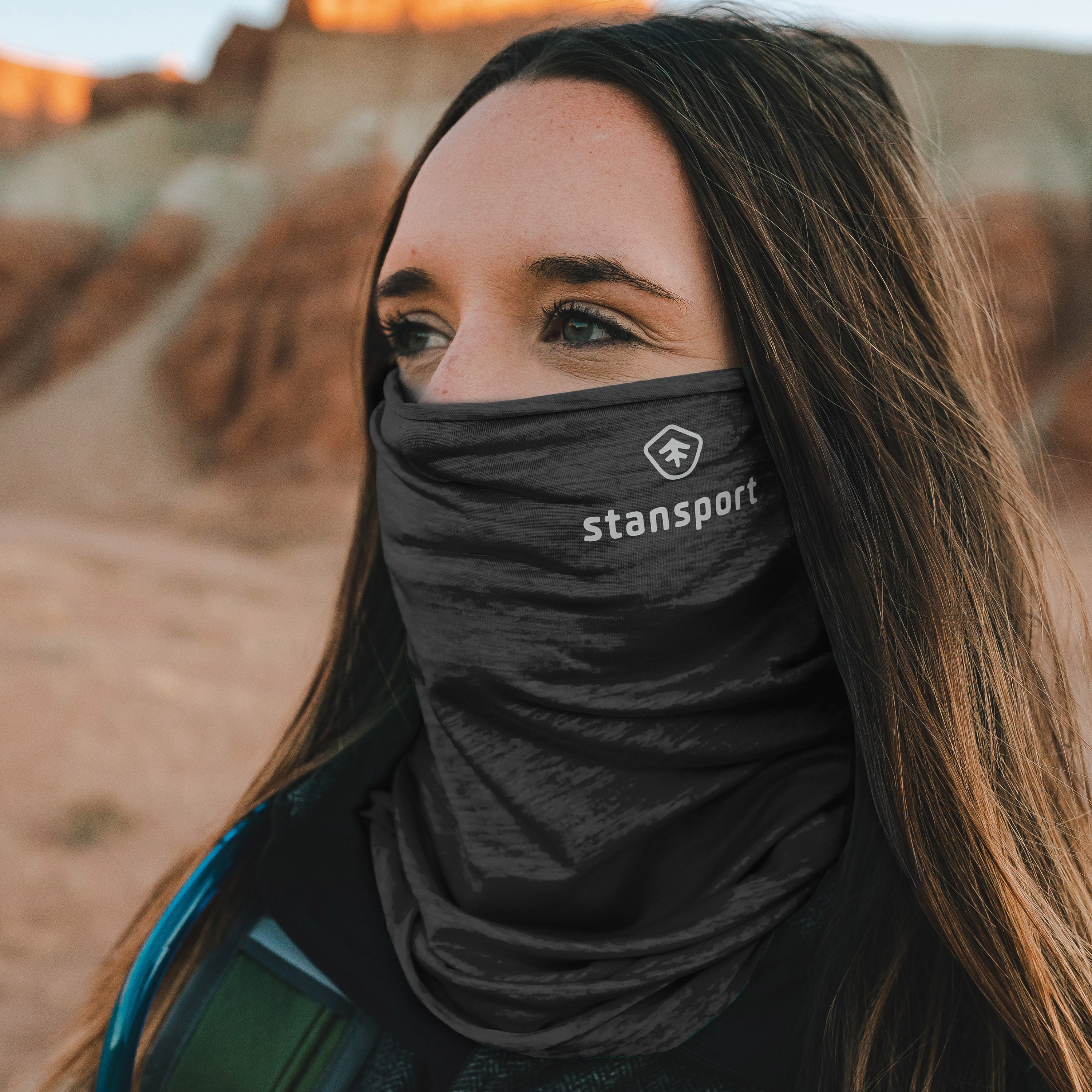 Neck Gaiter / Face Mask - Dark Gray-eSafety Supplies, Inc