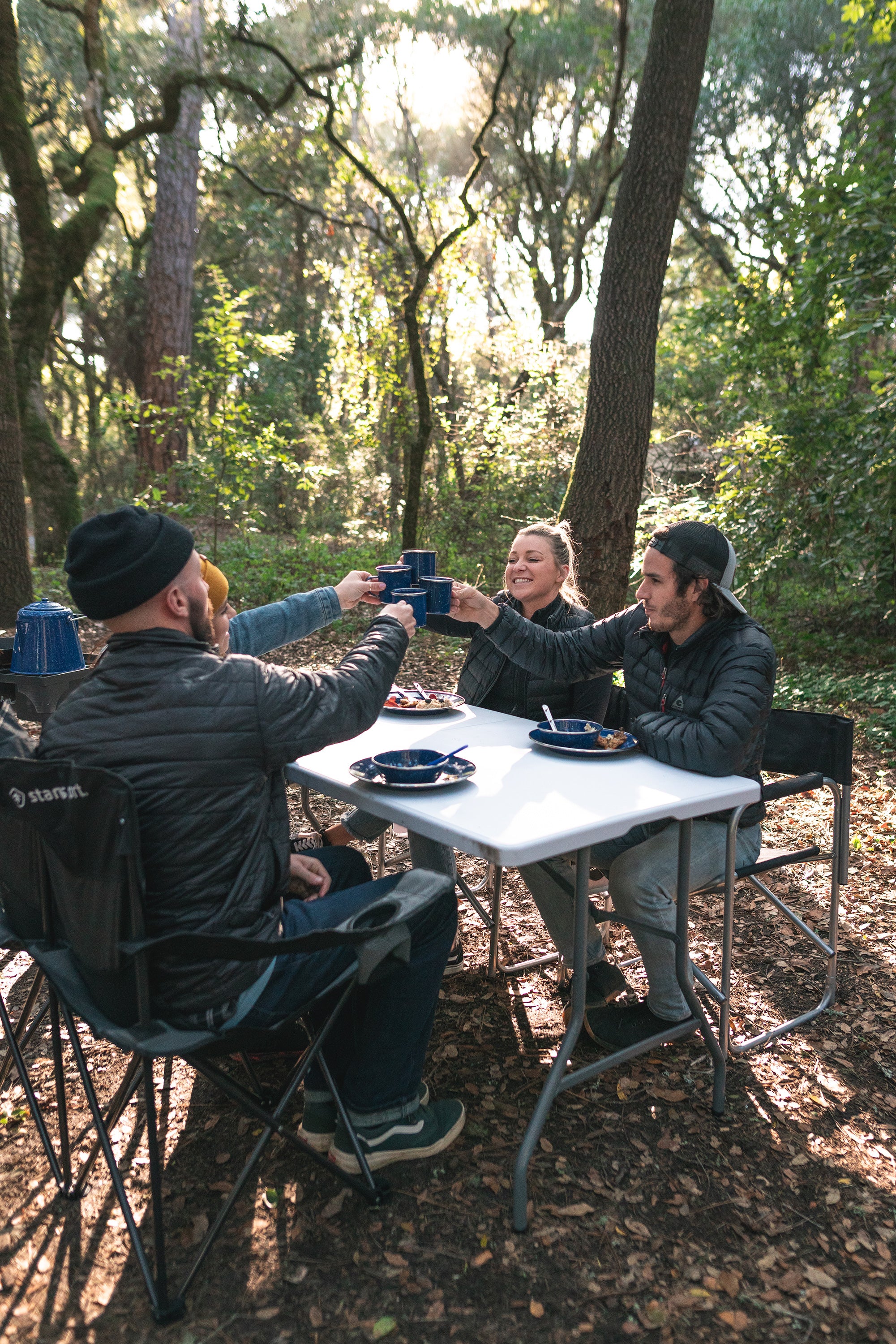 Folding Table - White - 29 In X 60 In X 29 In-eSafety Supplies, Inc
