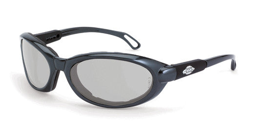 Raptor Indoor Outdoor Anti-Fog Lens Shiny Pearl Gray Frame Foam Lined-eSafety Supplies, Inc