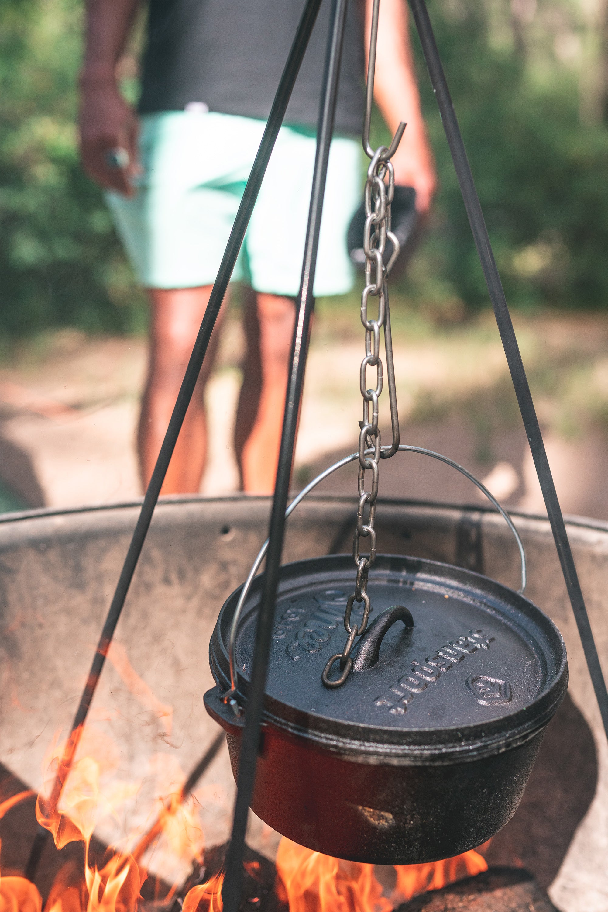 Camp Fire Tripod - Heavy Duty Steel-eSafety Supplies, Inc