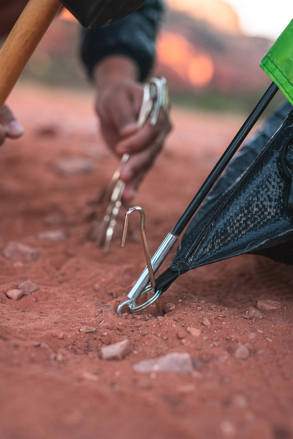 Skewer Tent Stakes - 7 In - 6 Per Pkg - Steel-eSafety Supplies, Inc