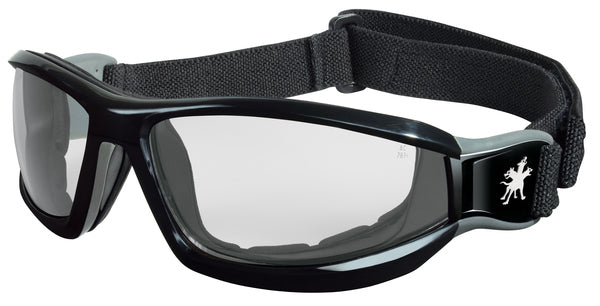 MCR Safety Swagger RP1 Elastic Strap, Clear UV-AF-eSafety Supplies, Inc