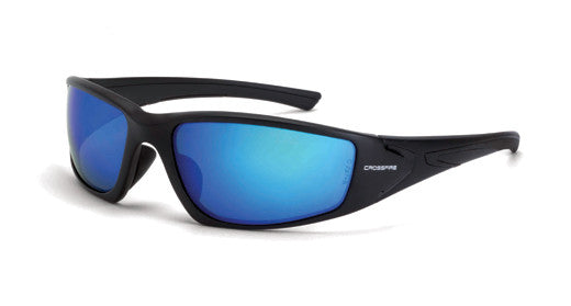 RPG Polarized HD Blue Mirror Lens Matte Black Frame-eSafety Supplies, Inc