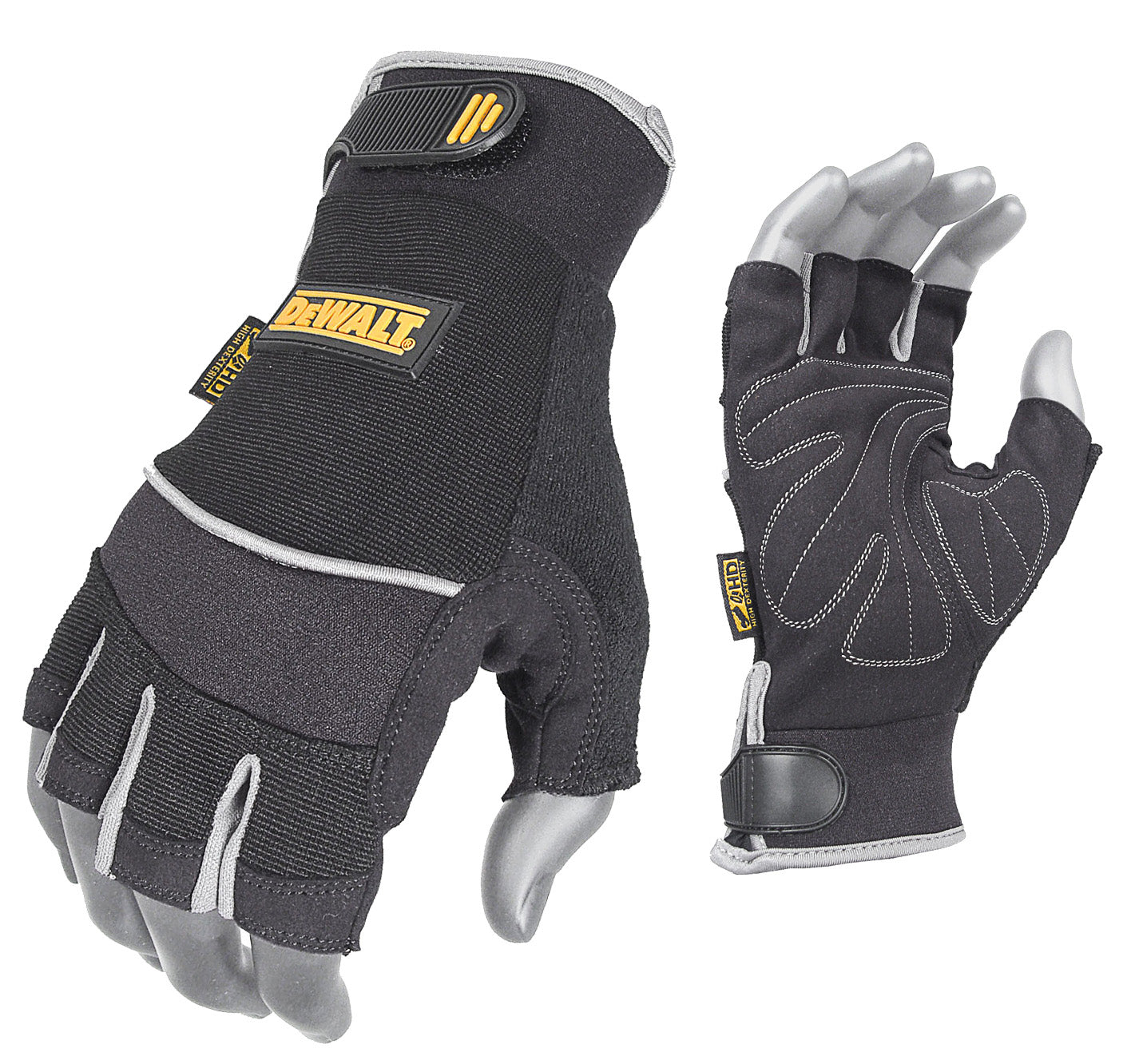 DEWALT DPG230 Synthetic Leather Technician's Fingerless Glove-eSafety Supplies, Inc