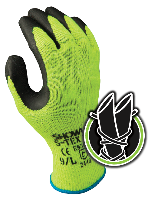 Best S-TEX Cut Resistant Coated Work Gloves - ANSI Cut Level 4-eSafety Supplies, Inc
