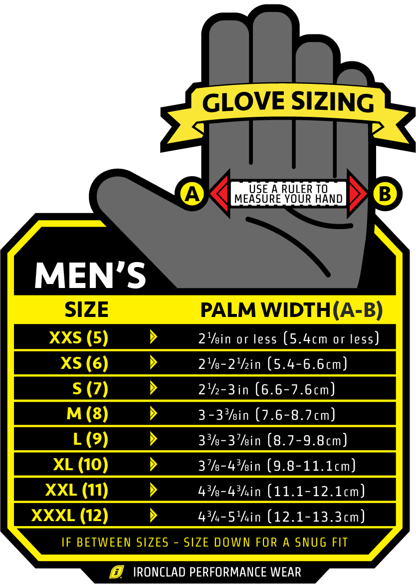 Ironclad Command™ Pro Glove Yellow/Orange-eSafety Supplies, Inc