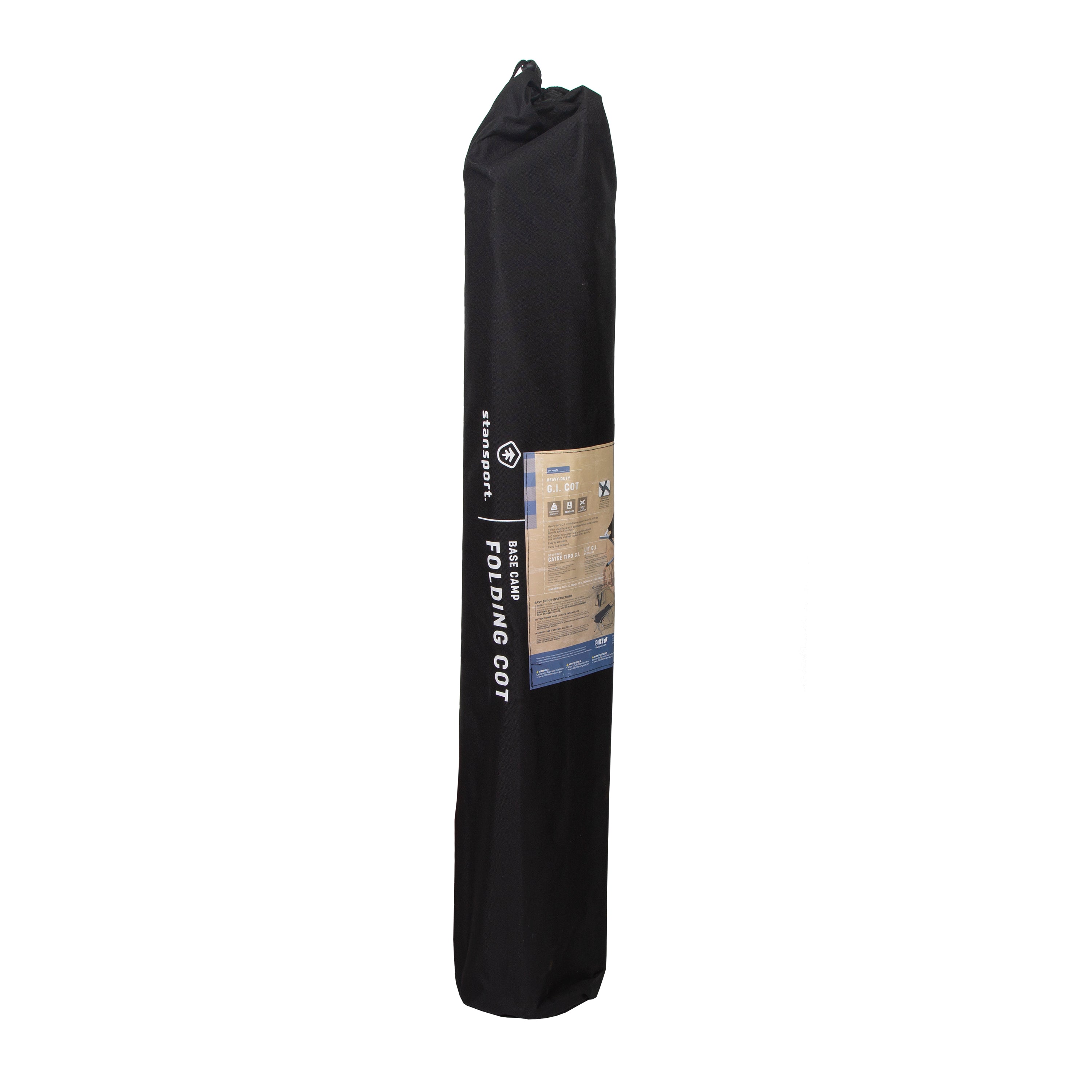 Heavy-Duty G.I. Cot - 86 X 40.25 X 21.25 Inches-eSafety Supplies, Inc
