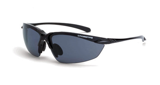 Sniper Polarized Smoke Lens Shiny Black Frame-eSafety Supplies, Inc