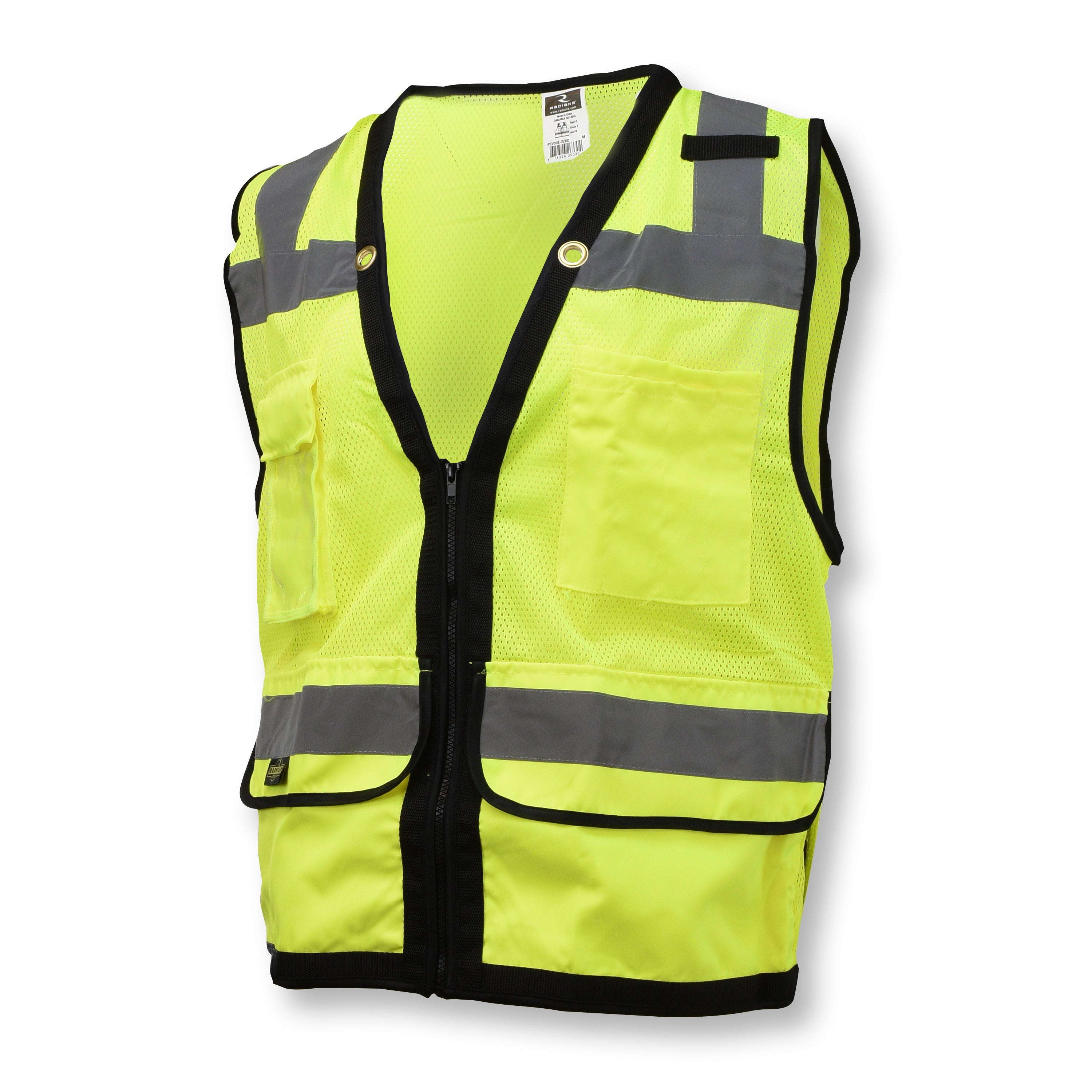 Radians SV59Z Type R Class 2 Heavy Duty Mesh/Solid Surveyor Safety Vest-eSafety Supplies, Inc
