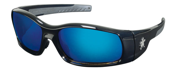 MCR Safety Swagger SR1 Black Frame, Blue Dmd Mirror-eSafety Supplies, Inc