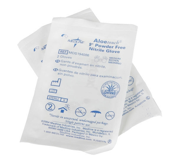 Aloetouch - 9" Powder Free Sterile Nitrile Gloves-eSafety Supplies, Inc