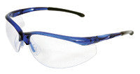 Radnor Select Series Safety Glasses With Blue Frame And Clear Anti-Scratch Lens-eSafety Supplies, Inc