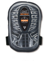 Ergodyne Black Long Cap Honeycomb Gel Knee Pad-eSafety Supplies, Inc