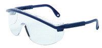 Uvex By Honeywell Astrospec 3000 Safety Glasses With Blue Nylon Frame And Clear Polycarbonate Uvextreme Anti-Fog Lens And Duoflex Temples-eSafety Supplies, Inc