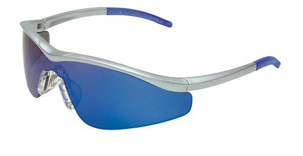 MCR Safety T1 Steel Frame, Blue Diamond Mirror Lens-eSafety Supplies, Inc