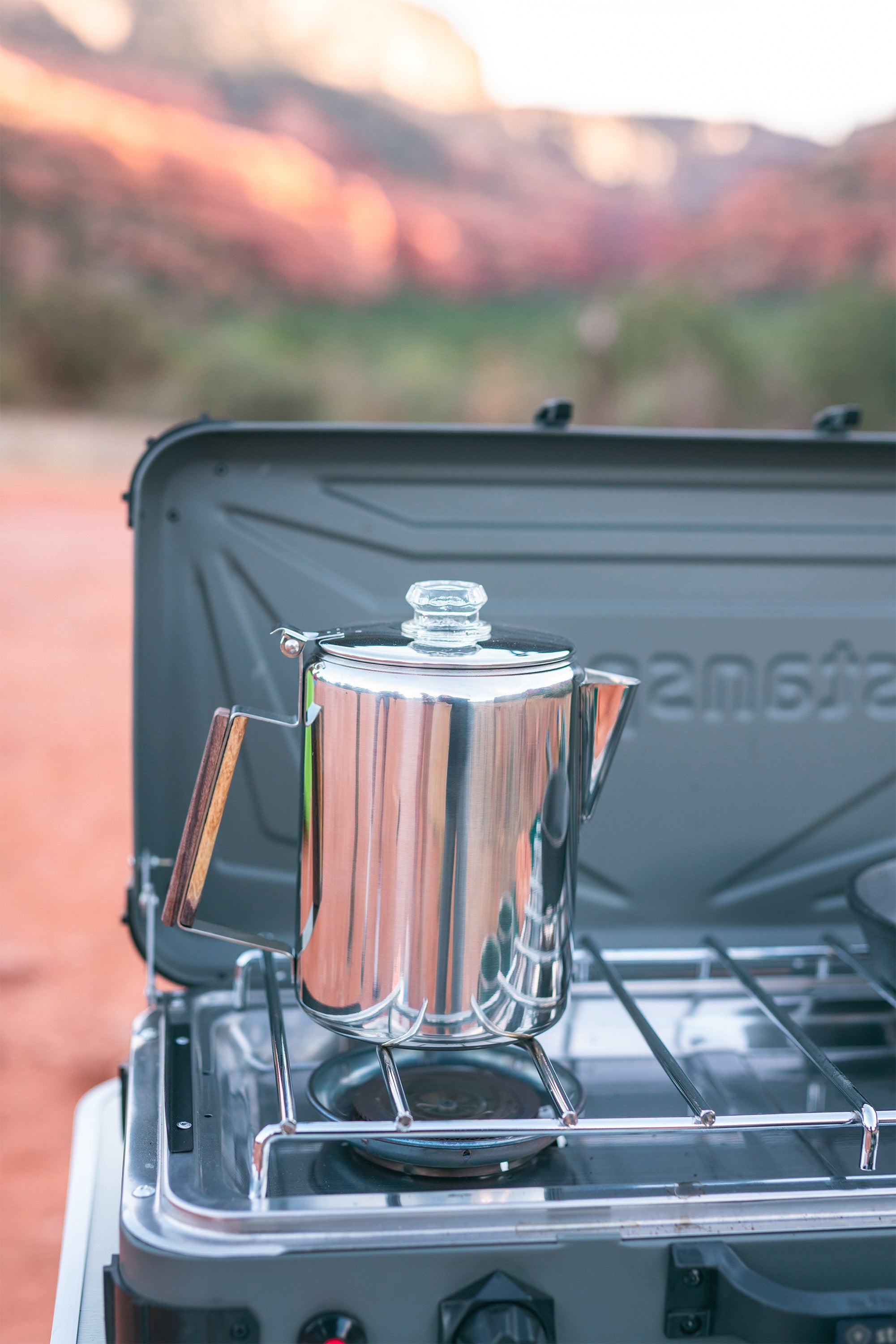 Stainless Steel Percolator Coffee Pot - 9 Cup-eSafety Supplies, Inc