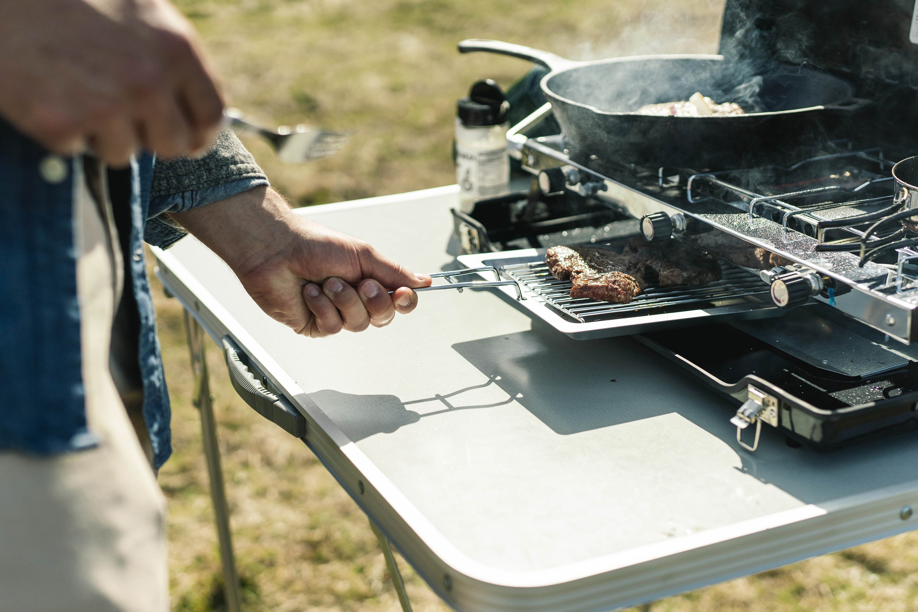 Folding Table With Coated Mdf Top-eSafety Supplies, Inc
