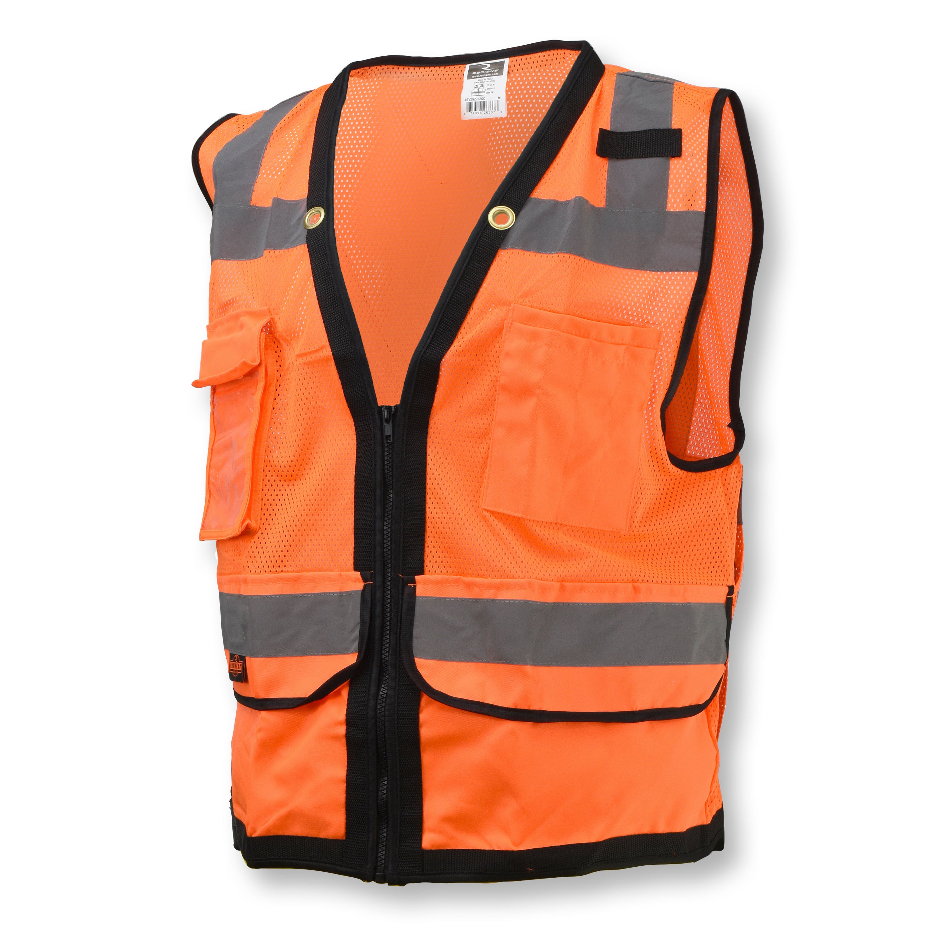 Radians SV59Z Type R Class 2 Heavy Duty Mesh/Solid Surveyor Safety Vest-eSafety Supplies, Inc